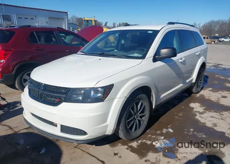 2018 Dodge Journey Se из США, поврежденный, VIN 3C4PDCAB4JT490306